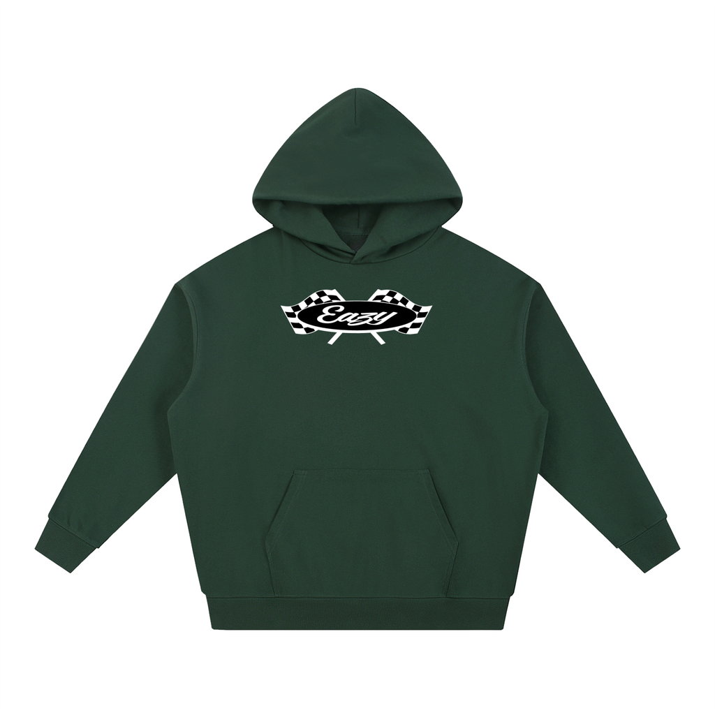 Eazy Checkered Hoodie - Green